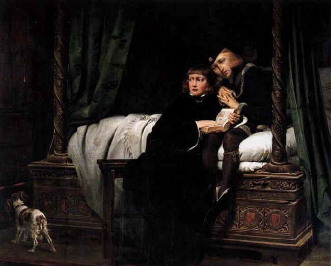 Paul Delaroche The Death of the Sons of King Edward in the Tower oil painting image